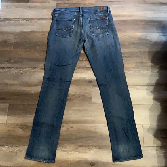 7 for All Mankind Straight Leg Jeans - Picture 2 of 7